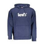 Herren-Sweatshirt aus blauer Baumwolle