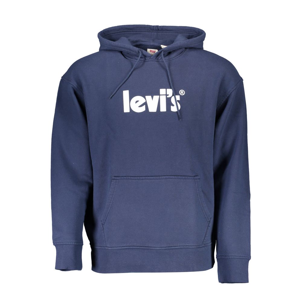 Herren-Sweatshirt aus blauer Baumwolle