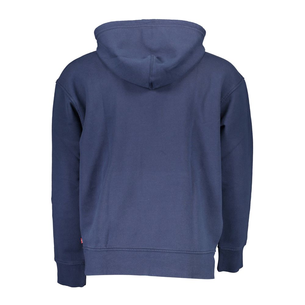 Herren-Sweatshirt aus blauer Baumwolle