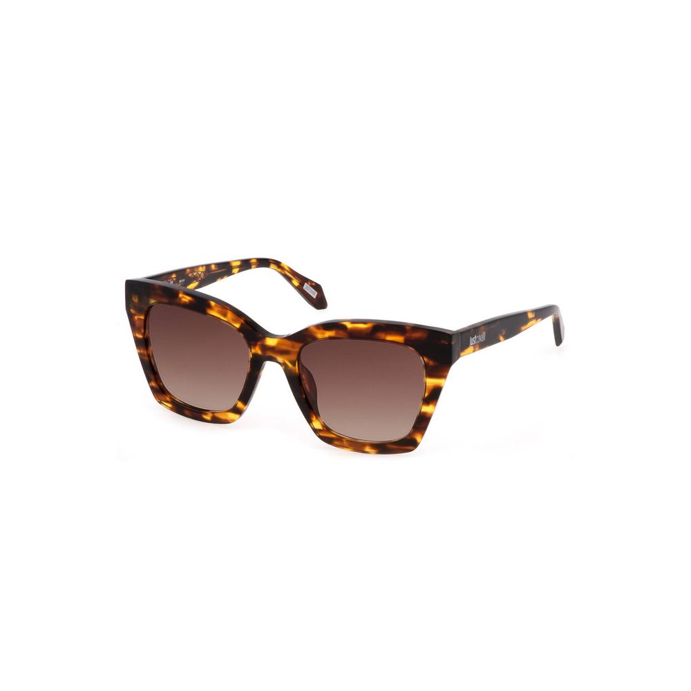 Braune Kunststoff-Damen-Sonnenbrille
