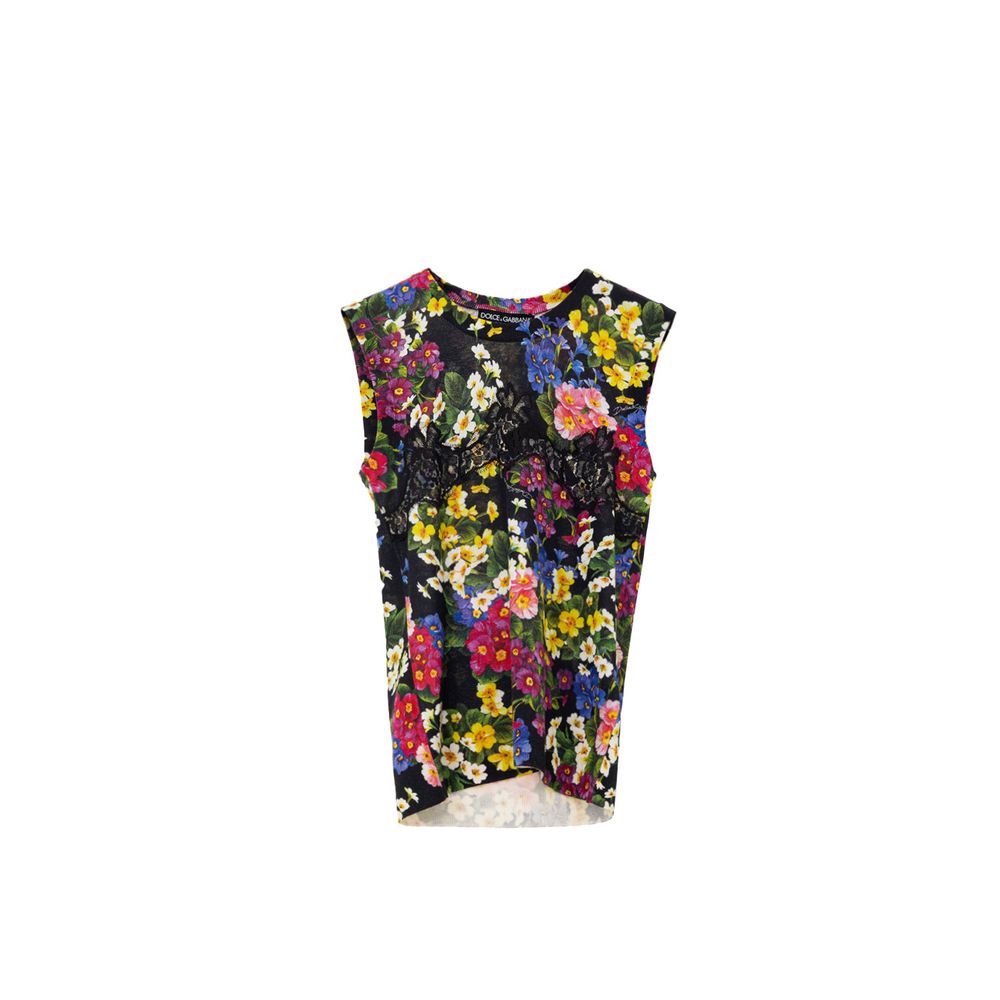 Black Cashmere Tank Top