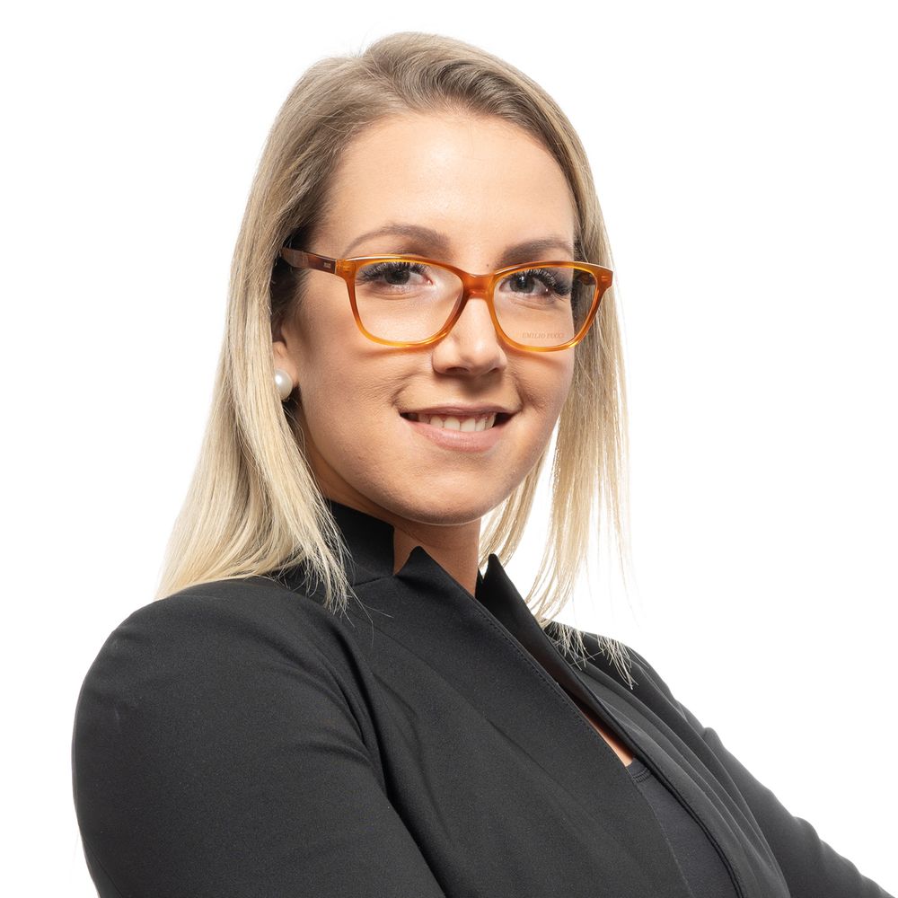 Braune Kunststoffbrille