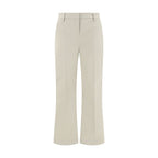 Sandy Beige Cotton Pants