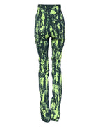Green Color Splash High Waist Denim Jeans