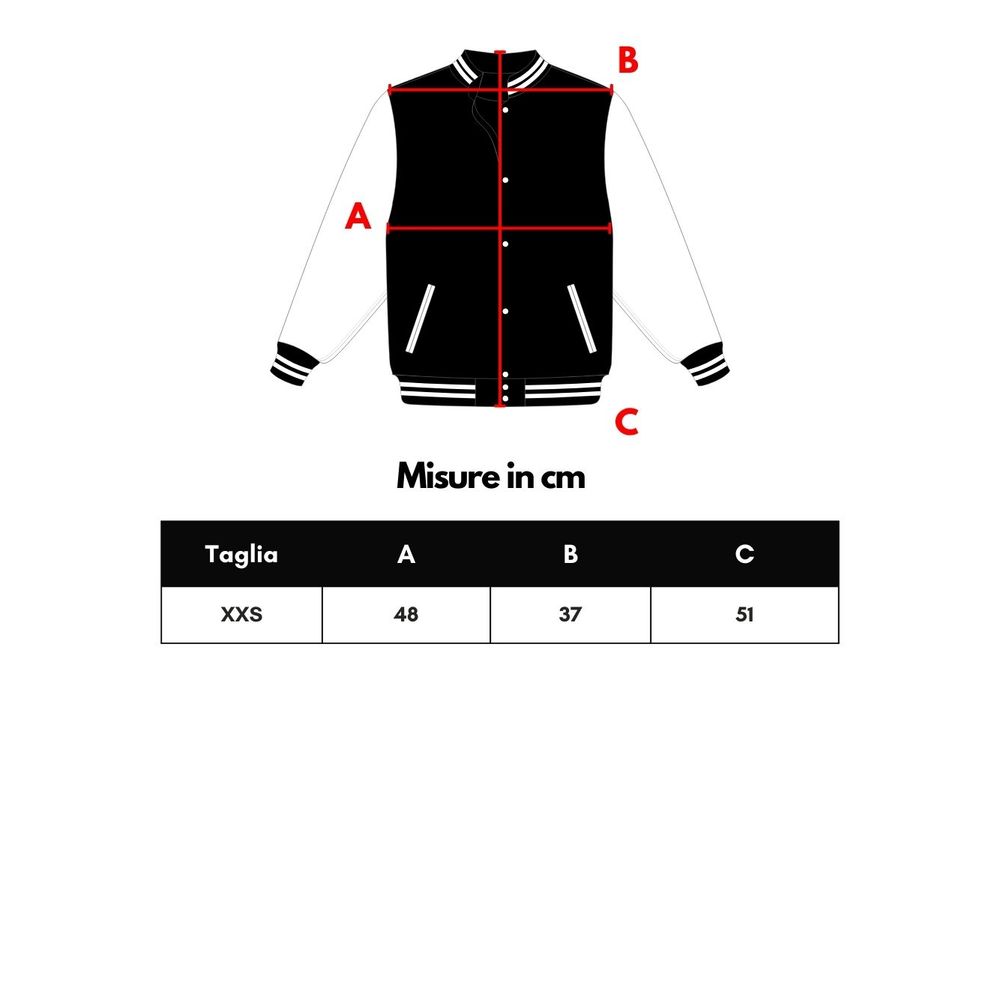 Schwarz-weißer Blazer aus Baumwolle