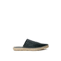 Espadrilles aus grünem Leder