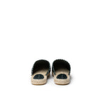 Espadrilles aus grünem Leder
