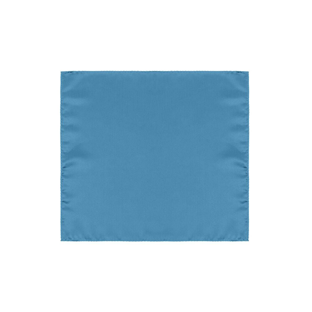 Fazzoletto da taschino in seta azzurra