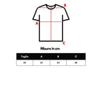 Blaues Baumwoll-T-Shirt