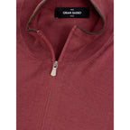 Rotes Seiden-T-Shirt