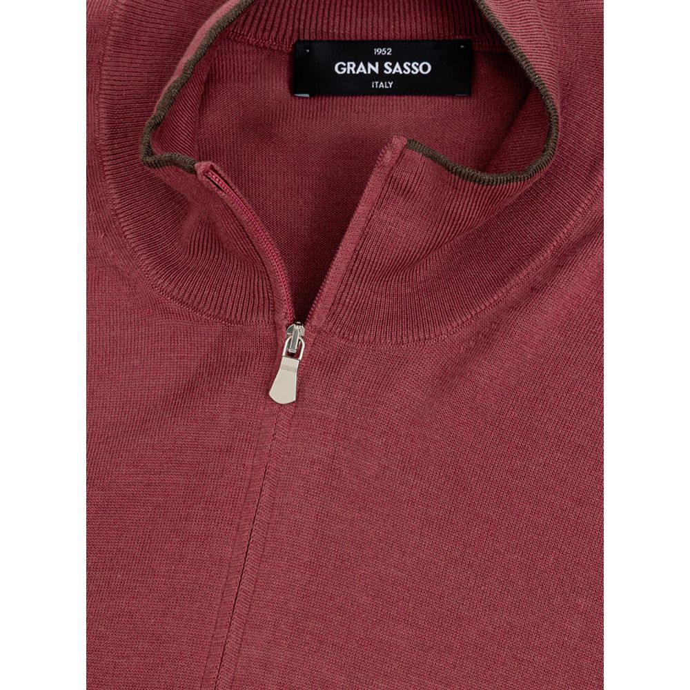 Rotes Seiden-T-Shirt