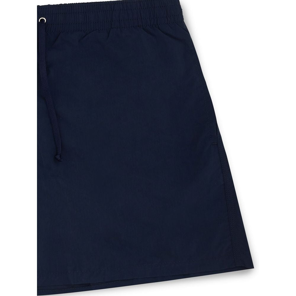 Badeshorts aus blauem Polyester