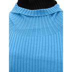 Blaues Freizeitkleid aus Baumwolle