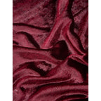Bordeauxrotes Cocktailkleid aus Polyester