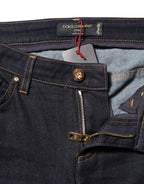 Blue Cotton PRETTY LowWaist Skinny Denim Jeans