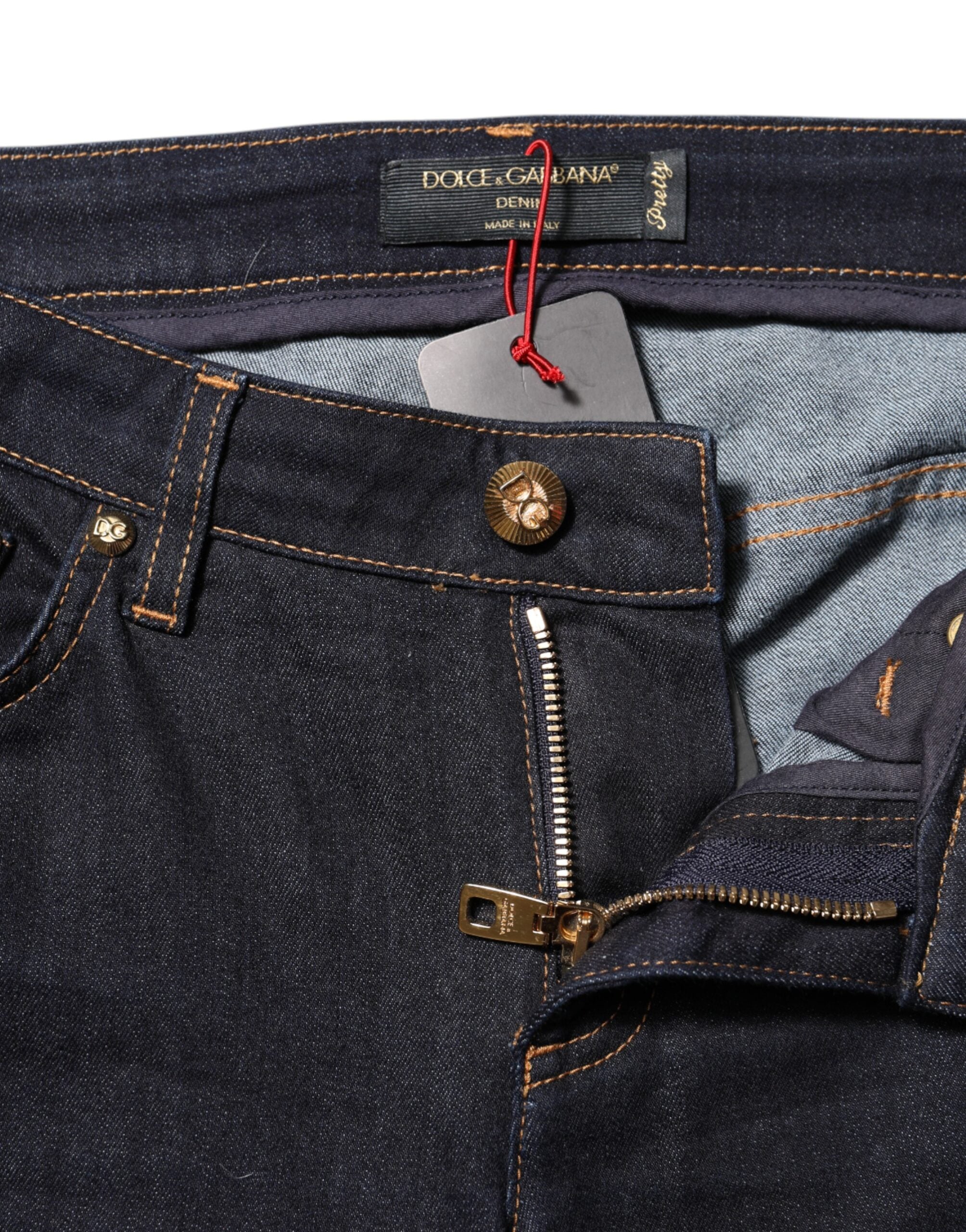 Blue Cotton PRETTY LowWaist Skinny Denim Jeans