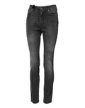 Dark Grey AUDREY Cotton Skinny Denim Jeans