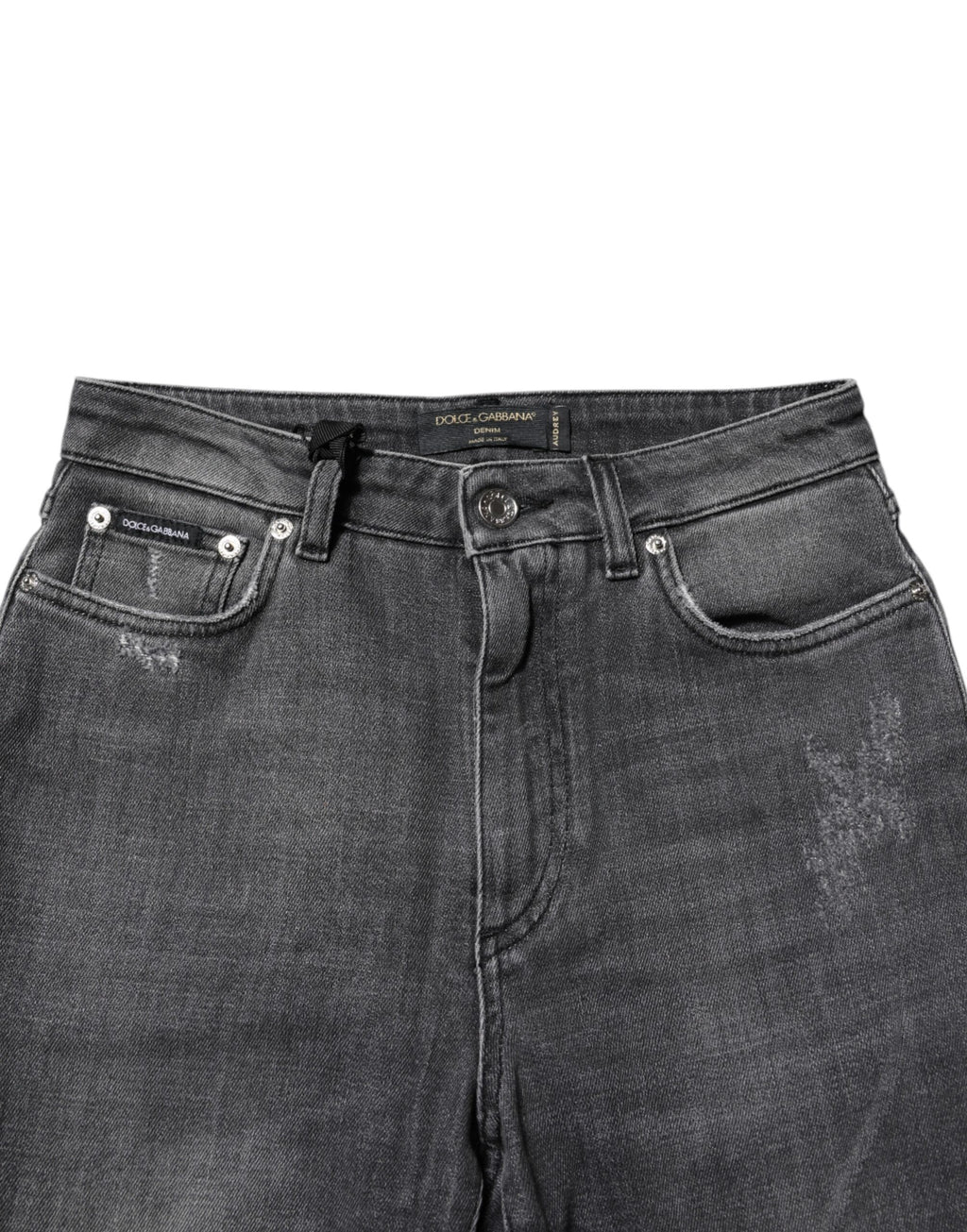 Dark Grey AUDREY Cotton Skinny Denim Jeans