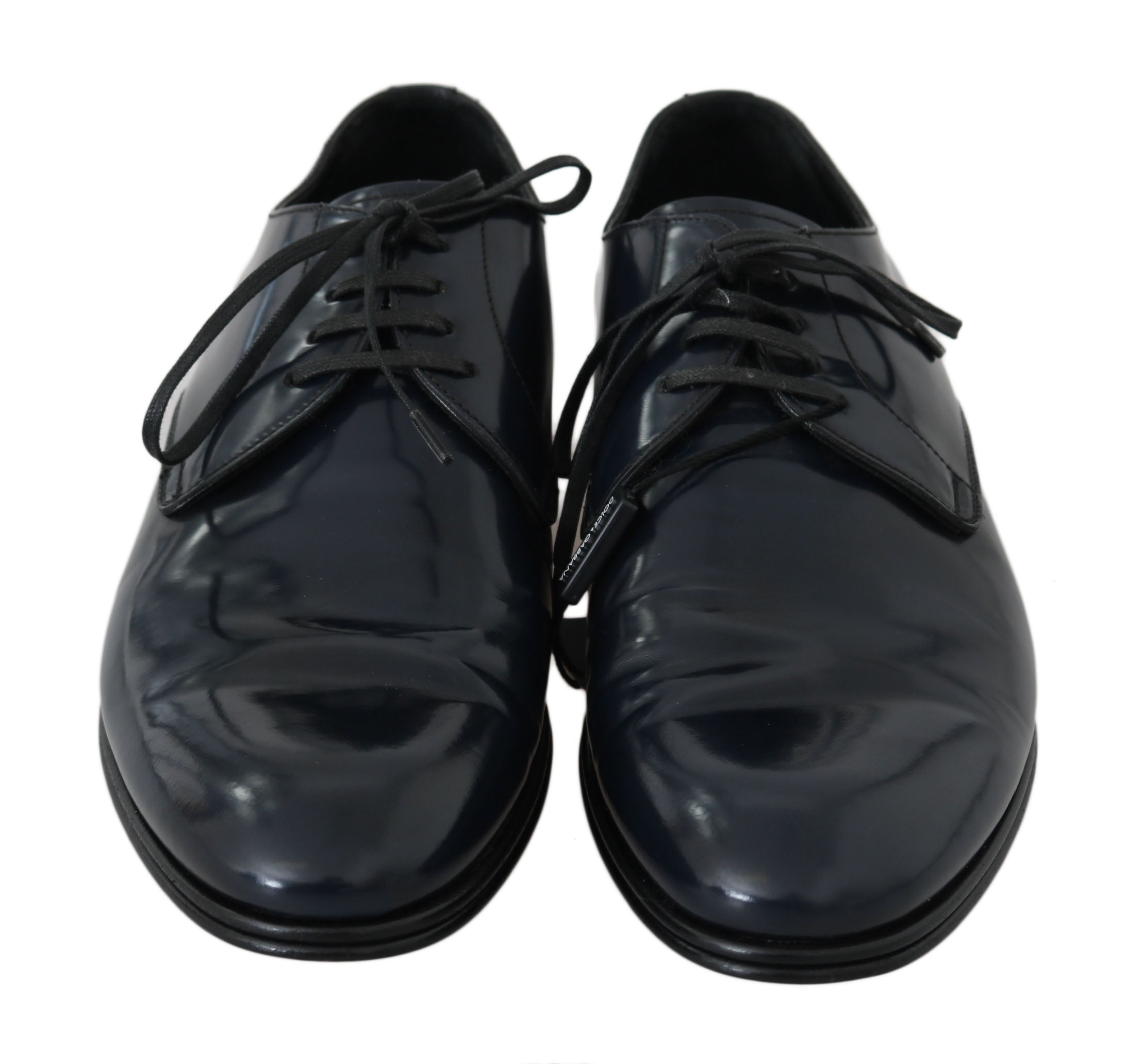Blaue Leder Derby Anzugschuhe für Herren