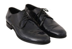 Blaue Leder Derby Anzugschuhe für Herren