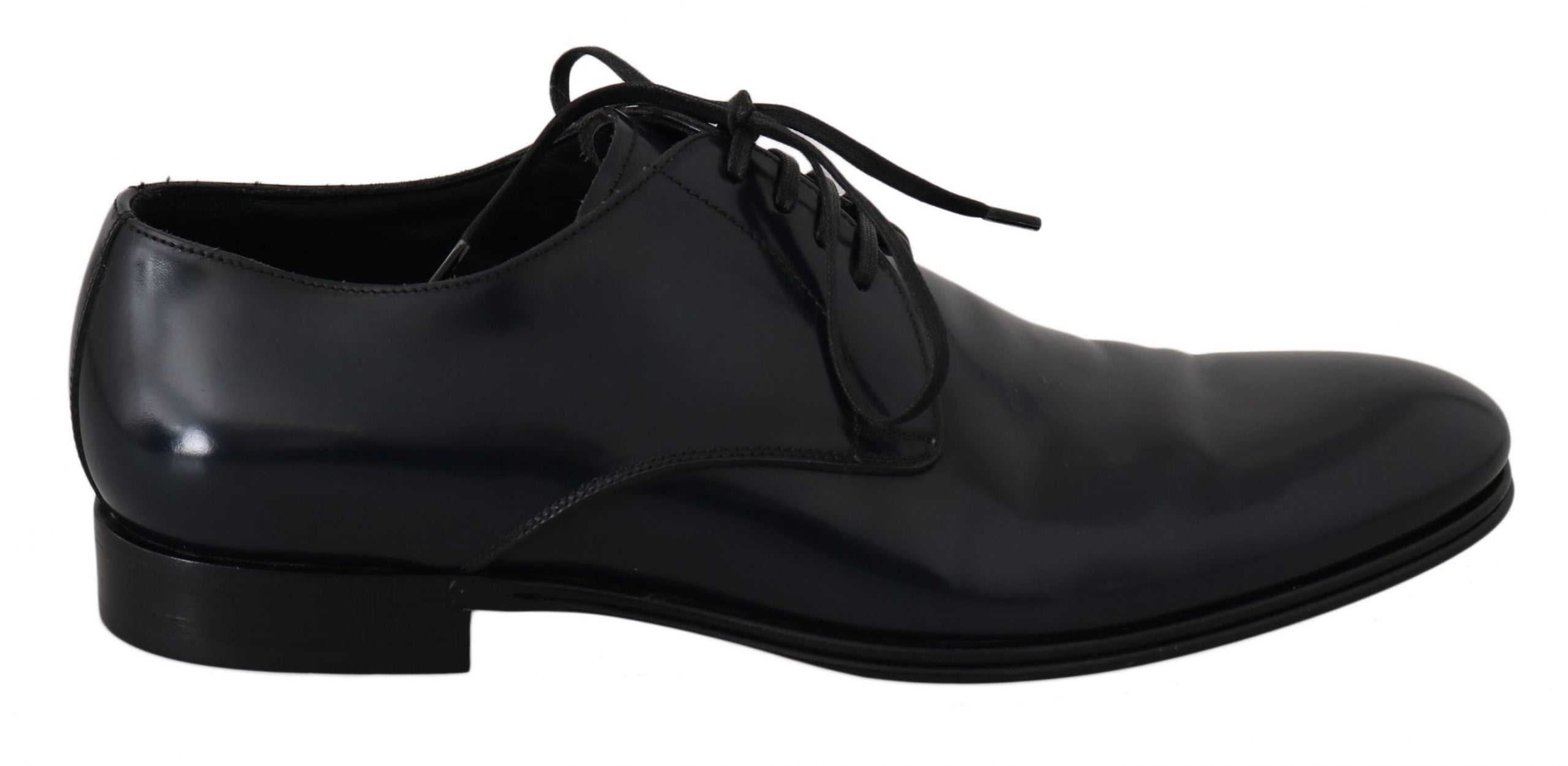 Blaue Leder Derby Anzugschuhe für Herren
