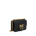 Black Calf Leather Bos Taurus Shoulder Bag