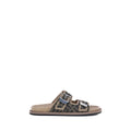 Braune Kalbsleder-Sandalen