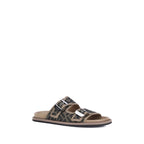 Braune Kalbsleder-Sandalen