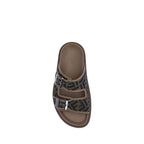 Braune Kalbsleder-Sandalen