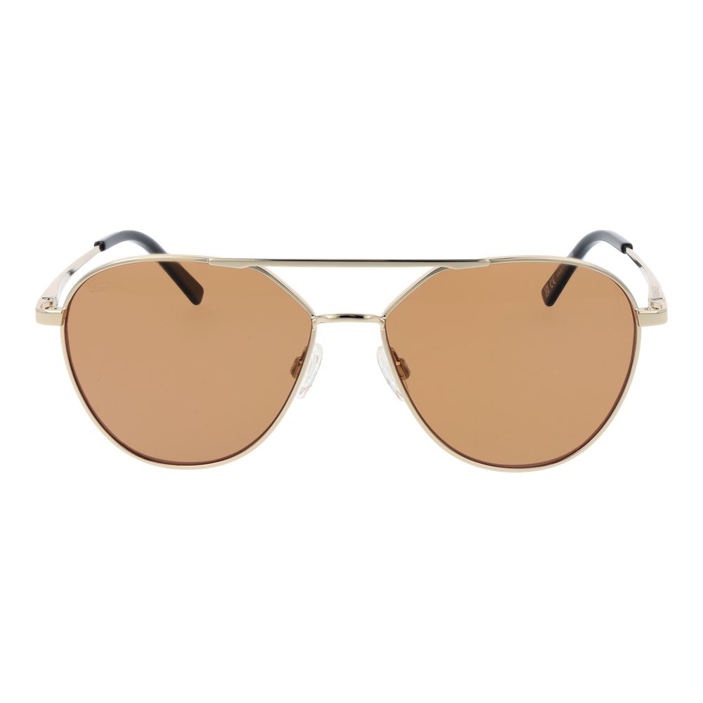 Goldene Plastik-Sonnenbrille