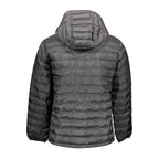 Black Polyester Men's Jacket