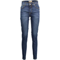 Blaue Jeans für Damen aus Baumwolle