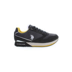 Schwarzer Herren-Sneaker aus Polyester