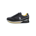 Schwarzer Herren-Sneaker aus Polyester