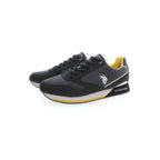 Schwarzer Herren-Sneaker aus Polyester