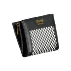 Black Polyurethane Women Wallet