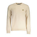 Maglione da uomo in lana beige