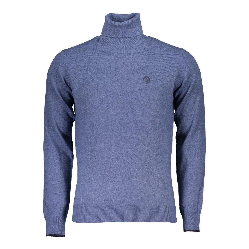 Herren Rollkragenpullover aus Polyamid, blau