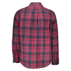 "Viola Cotton Men Shirt with Long Sleeves and Italian Collar"