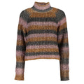 Grauer Acryl-Damenpullover