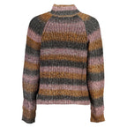 Grauer Acryl-Damenpullover