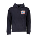 Felpa da uomo in cotone blu