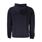 Felpa da uomo in cotone blu