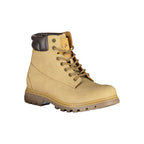 Beige Damen-Stiefelette aus Polyurethan