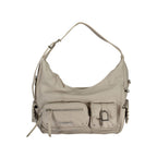 White Polyurethane Women Handbag