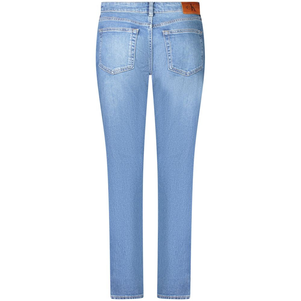 Blue Cotton Women's Jeans