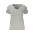 Grey Cotton Women's T-Shirt