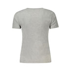Grey Cotton Women's T-Shirt
