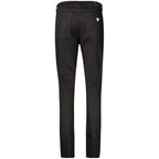 Schwarze Baumwoll-Damen-Skinny-Jeans