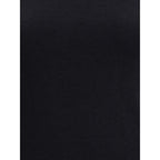 Black Cotton Sleeveles T-Shirt